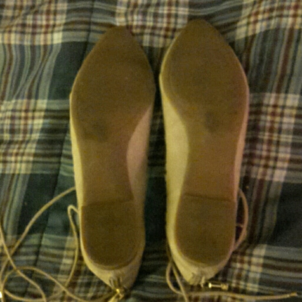 Jessica Simpson Tan Zellen Flat Sz 9.5 - Picture 6 of 6